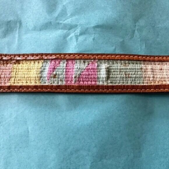 CIRCLE OF YOAKUM HANDMADE LEATHER AND WOVEN BELT - Picture 8 of 12